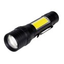 LATARKA TAKTYCZNA LED COB ZOOM XML T6 AKU USB