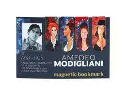 Kpl. 4 zakładek magnetycznych - A. Modigliani (CARMANI)