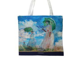 Torba płócienna - C. Monet, Kobieta z parasolem (CARMANI)