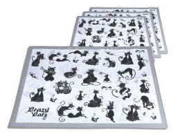 Kpl. 4 podkładek na stół - Koci świat, Małe kotki (białe tło)(CARMANI)