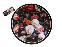 Podkładka na stół okrągła - Kwiaty barokowe, róże (CARMANI)
