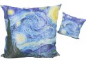 Poduszka z wypełnieniem/suwak - V. van Gogh, Gwiaździsta Noc (CARMANI)