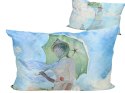 Poduszka z wypełnieniem/suwak (duża) - Claude Monet, Kobieta z parasolką (CARMANI)