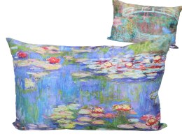 Poduszka z wypełnieniem/suwak (duża) - Claude Monet, Lilie wodne (CARMANI)