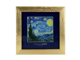 Obrazek - V. van Gogh, Gwiaździsta noc, złota ramka (CARMANI)
