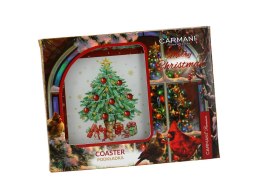 Podkładka szklana - Dekoracja świąteczna (CARMANI)
