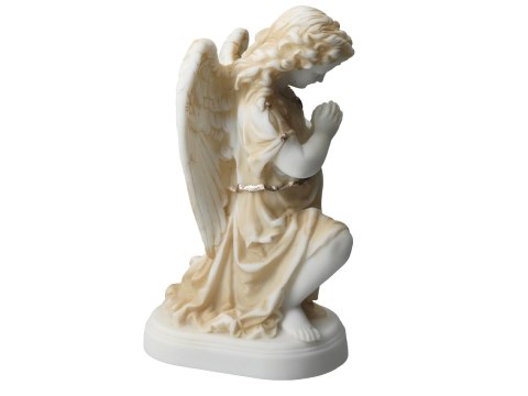 Anioł klęczący - alabaster grecki