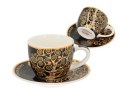 Filiżanka espresso ze spodkiem - G. Klimt, Drzewo życia (CARMANI)