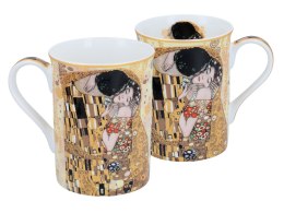 Kubek Classic New - G. Klimt, Pocałunek (kremowe tło, CARMANI)