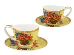 Filiżanka espresso Vanessa - V. van Gogh, Czerwone maki i stokrotki (CARMANI)