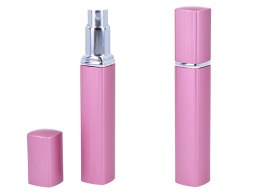 Atomizer - pojemnik karbowany na perfumy/wodę/odświeżacz twarzy/płyn antybakteryjny - różowy