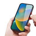 Dux Ducis Fino etui pokrowiec pokryty nylonowym materiałem iPhone 14 Pro czerwony