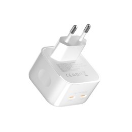 Devia ładowarka sieciowa Extreme PD 45W 2x USB-C biała