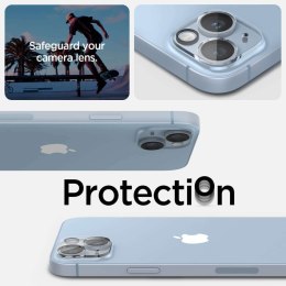 Spigen Optik.TR Camera Protector Verre trempé pour l'île de caméra iPhone 14/14 Plus 2 pcs transparent