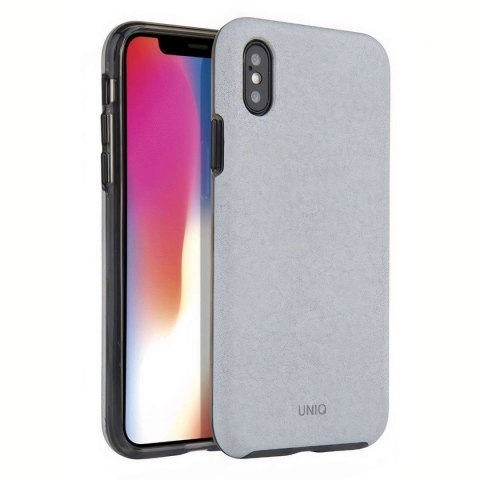 Uniq coque Lithos iPhone Xs Max gris clair / gris clair