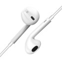 ŻDevia słuchawki przewodowe Smart EarPods douszne USB-C białe