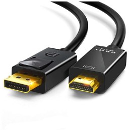 1,8m kabel DisplayPort to HDMI kabel DP-HDMI 4K 18Gbps 3D Full HD Ultra HD pro přenos videa a zvuku