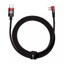 Baseus MVP2 USB-C na USB-C kabel, 100W, 2m (černo-červený)