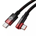 Baseus MVP2 USB-C na USB-C kabel, 100W, 2m (černo-červený)