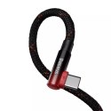 Baseus MVP2 USB-C na USB-C kabel, 100W, 2m (černo-červený)