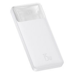 Baseus power bank Bipow 15W 10000mAh biały