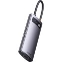 Baseus Metal Gleam Series stacja dokująca HUB 6 w 1 USB Typ C - 1 x HDMI / 3 x USB 3.2 Gen. 1 / 1 x Power Delivery / 1 x VGA sza