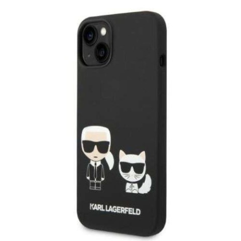 Etui Hardcase Karl Lagerfeld KLHMP14SSSKCK do iPhone 14 6,1" Liquid Silicone Karl & Choupette Magsafe