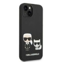 Etui Hardcase Karl Lagerfeld KLHMP14SSSKCK do iPhone 14 6,1" Liquid Silicone Karl & Choupette Magsafe