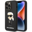 Etui Karl Lagerfeld KLHMP14LSNIKBCK do iPhone 14 Pro 6,1" hardcase Silicone Ikonik Magsafe