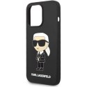 Etui Karl Lagerfeld KLHMP14LSNIKBCK do iPhone 14 Pro 6,1" hardcase Silicone Ikonik Magsafe