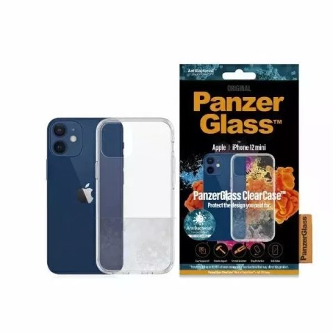 Etui PanzerGlass ClearCase pro iPhone 12 Mini 5,4" antibakteriální čiré