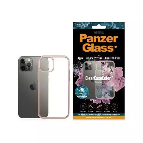 Etui PanzerGlass ClearCase pro iPhone 12/12 Pro Rose Gold AB