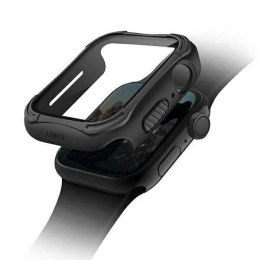 Etui ochronne UNIQ Torres do Apple Watch Series 4/5/6/SE 40mm czarny/midnight black