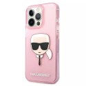 Karl Lagerfeld KLHCP13XKHTUGLP iPhone 13 Pro Max 6,7" hardcase Glitter Karl`s Head