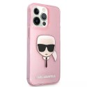 Karl Lagerfeld KLHCP13XKHTUGLP iPhone 13 Pro Max 6,7" hardcase Glitter Karl`s Head