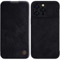 Kožené pouzdro Nillkin Qin Pro pro iPhone 14 Pro Max (černé)