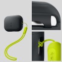 Ochranné pouzdro na sluchátka Spigen Silicone Fit Strap pro Apple AirPods Pro 1/2 černá/fantamově zelená ACS05810