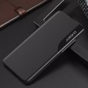 Ekologické kožené pouzdro pro Samsung Galaxy S23 Plus s vyklápěcím stojánkem černé