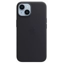 Etui Apple MPP93ZM/A do iPhone 14 Plus 6,7" czarny/midnight Leather Case MagSafe