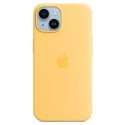 Etui Apple MPTD3ZM/A do iPhone 14 Plus 6,7" MagSafe Silicone Case żółty/sunglow