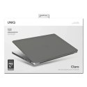 Etui na laptopa UNIQ Claro do MacBook Pro 14" (2021) przezroczysty szary/smoke matt grey
