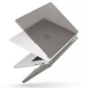 Etui na laptopa UNIQ Claro do MacBook Pro 16" (2021) przezroczysty szary/smoke matt grey