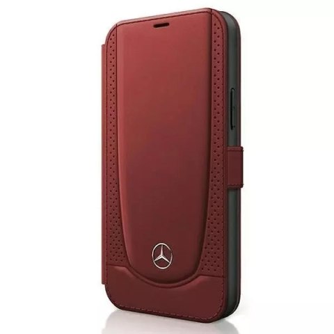 Etui ochronne Mercedes MEFLBKP12MARMRE do Apple iPhone 12 / 12 Pro 6,1" czerwony/red book Urban Line