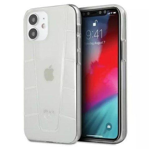 Etui ochronne Mercedes MEHCP12SCLCT do Apple iPhone 12 Mini 5,4" clear hardcase Transparent Line