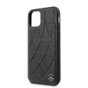 Etui ochronne Mercedes MEHCP12SDIQBK do Apple iPhone 12 Mini 5,4" czarny/black hardcase Bow Line