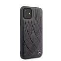 Etui ochronne Mercedes MEHCP12SDIQBK do Apple iPhone 12 Mini 5,4" czarny/black hardcase Bow Line