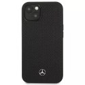 Etui ochronne Mercedes MEHCP13MDELBK do Apple iPhone 13 6,1" czarny/black hardcase Leather Perforated
