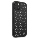 Etui ochronne Mercedes MEHCP13MESPBK do Apple iPhone 13 6,1" czarny/black hardcase Silver Stars Pattern