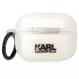 Etui ochronne na słuchawki Karl Lagerfeld do AirPods Pro cover transparent Karl`s Head