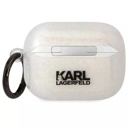 Etui ochronne na słuchawki Karl Lagerfeld do Airpods Pro cover transparent Gliter Karl&Choupette